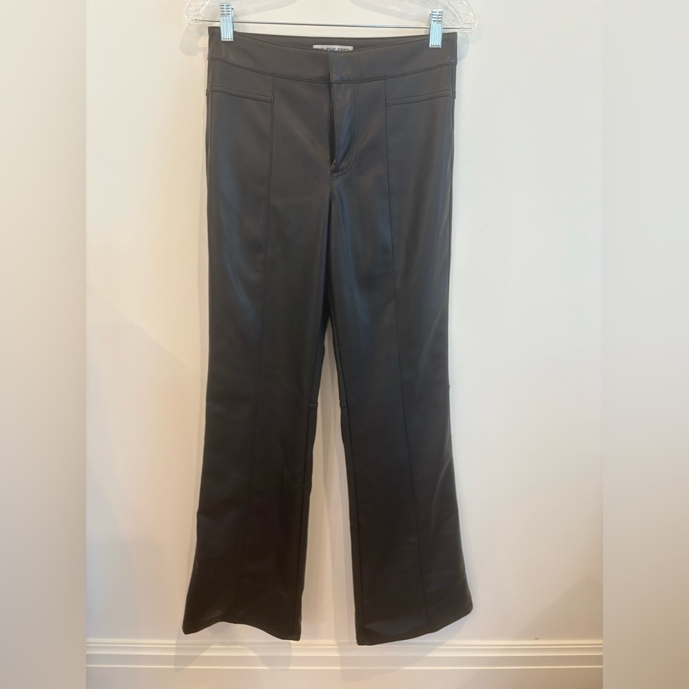 Free People Wide Leg Pants in Dark Gray